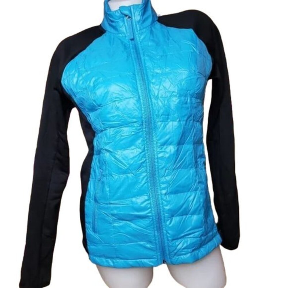 CALVIN KLEIN PERFORMANCE DUCK DOWN JACKET BLUE / BLACK SIZE MEDIUM